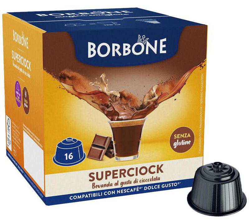 64 capsule compatibili Nescafe* Dolce Gusto* Superciock &ndash; Caff&egrave; Borbone image number 1