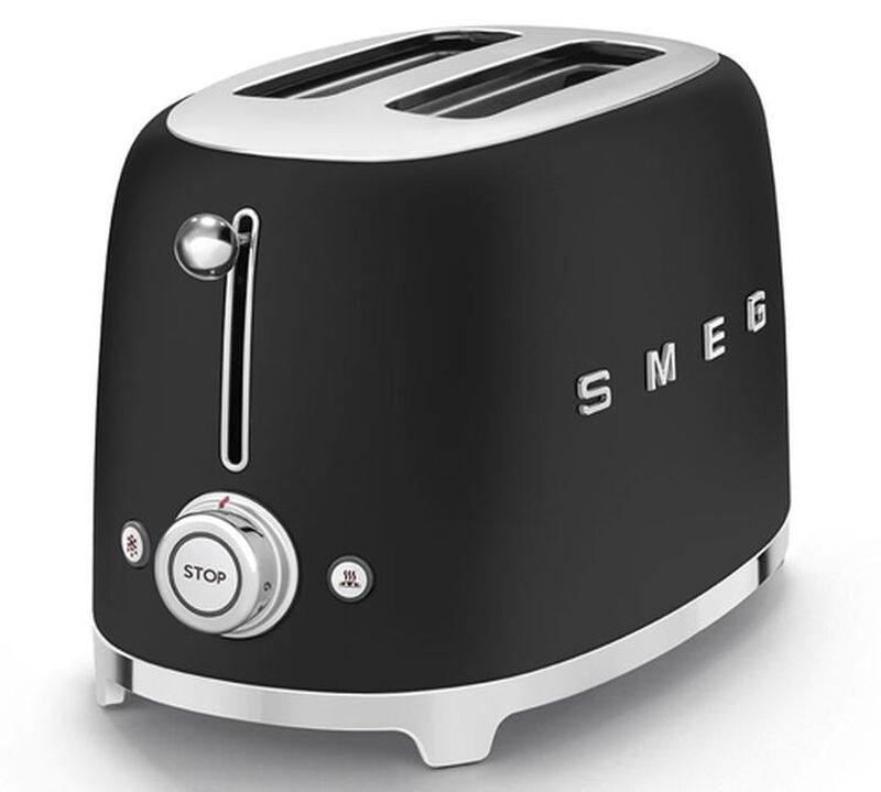 Grille-pain SMEG TSF01BLMEU 2 tranches Noir mat image number 2