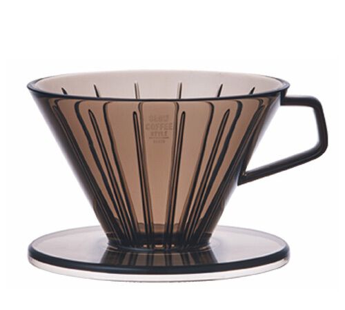 Black plastic 2-cup Kinto Dripper
