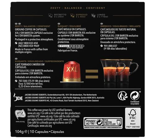 L'Or Barista XXL - Double Splendente - 3x 10 capsules image number 1