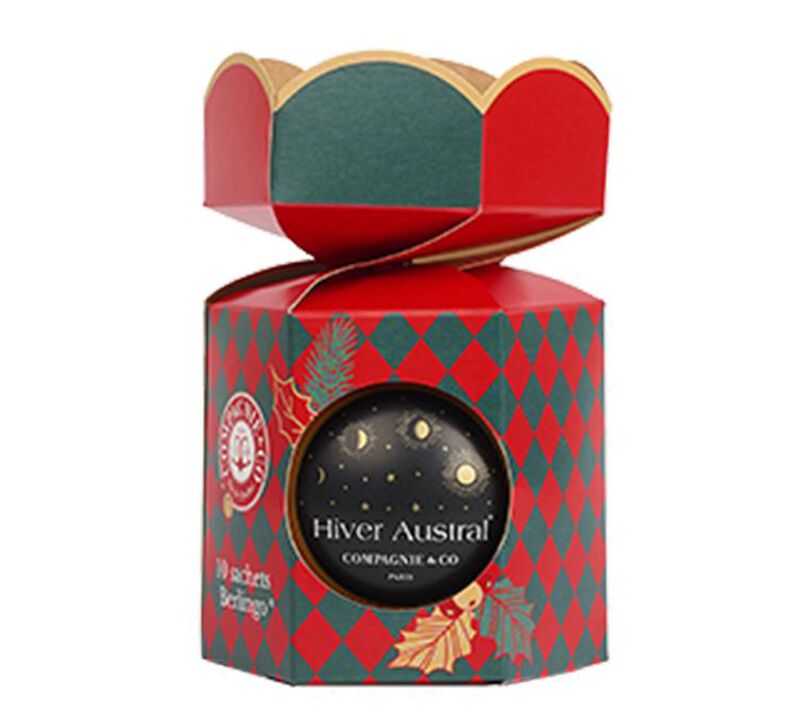Compagnie Coloniale Christmas Rooibos Hiver Austral Bauble - 10 pyramid bags image number 0