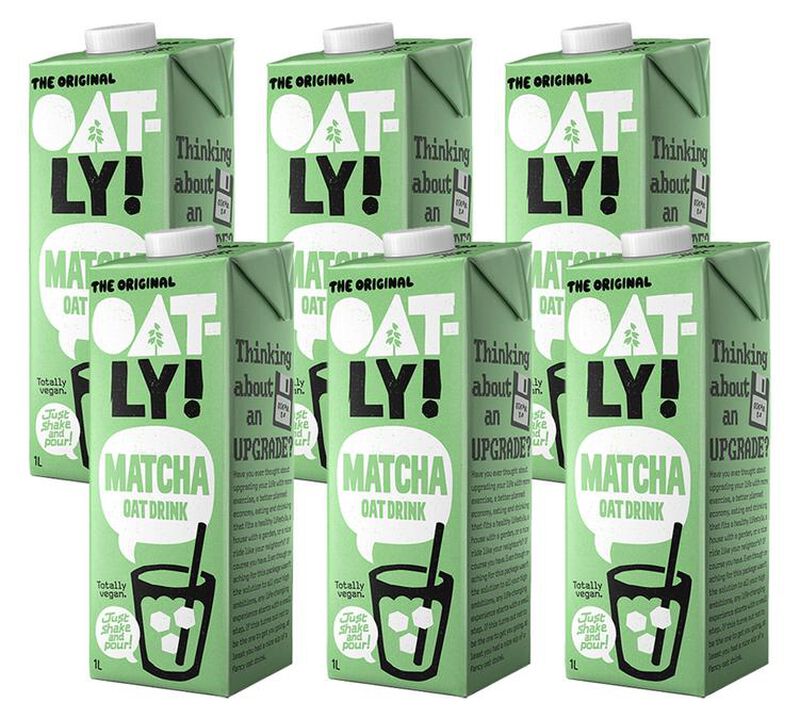 Boisson v&eacute;g&eacute;tale avoine matcha- 6 x 1L - OATLY image number 0