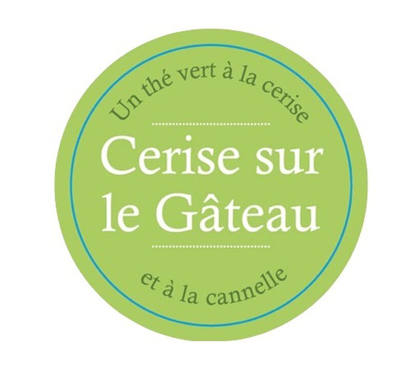 Th&eacute; Vert Cerise sur le G&acirc;teau - Vrac 100 g - COMPTOIR FRAN&Ccedil;AIS DU TH&Eacute; image number 1