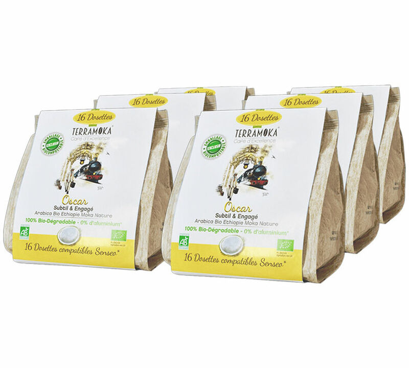 TerraMoka 'Oscar' organic coffee pods for Senseo x 80 image number 0