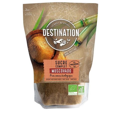 Muscovado Organic Unrefined Sugar From Philippines by Destination - 500g