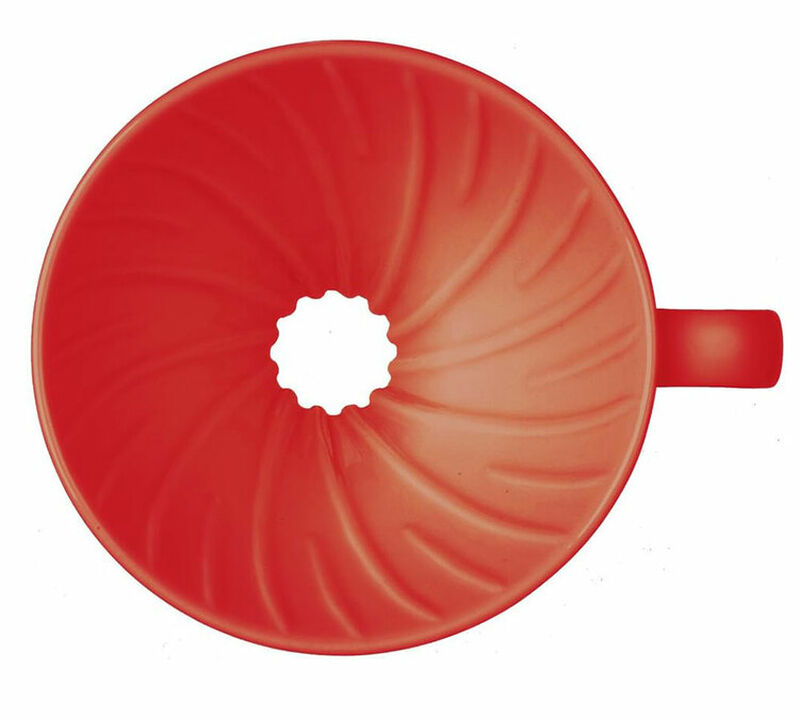 Hario V60 01 Ceramic Coffee Dripper - Red image number 1