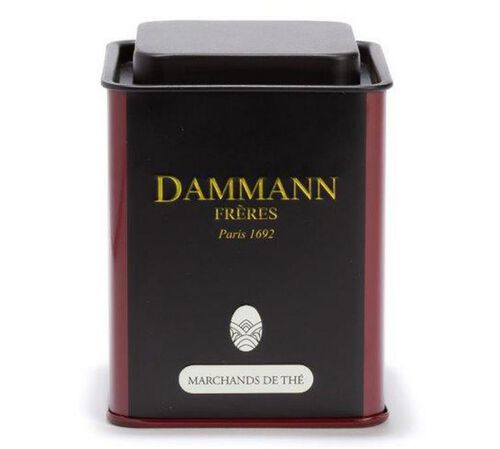 Bo&icirc;te &agrave; th&eacute; - Marchands de th&eacute; 100g - DAMMANN FR&Egrave;RES image number 1