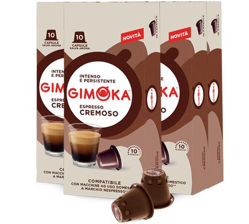 50 capsule compatibili Nespresso* Original Cremoso &ndash; Gimoka