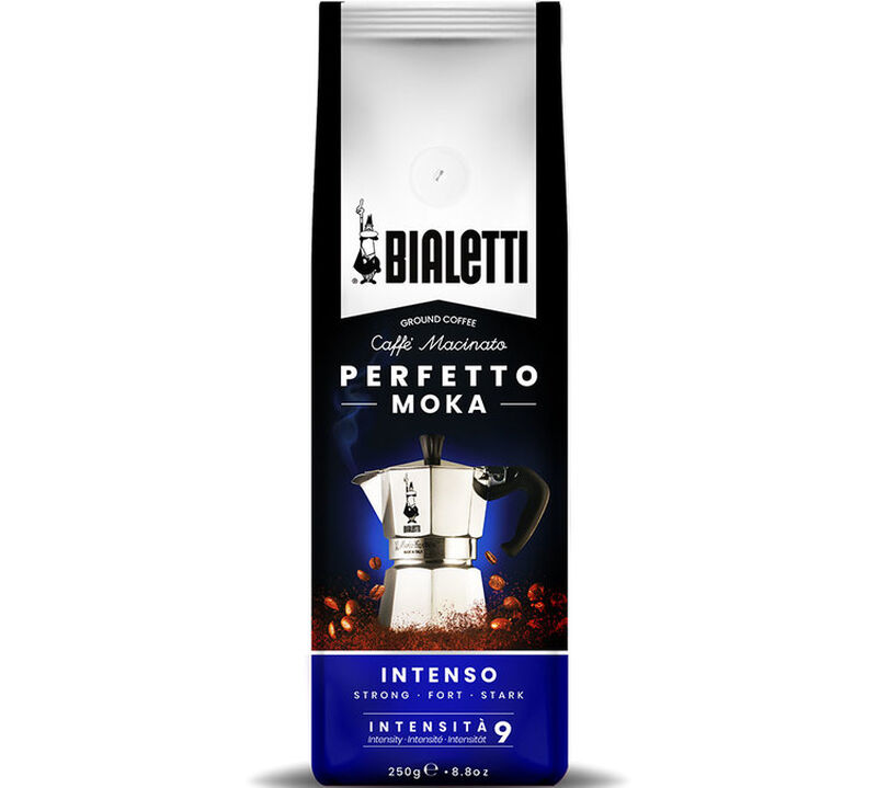 Bialetti Ground Coffee Perfetto Moka Intenso for Moka Pot - 250g image number 0