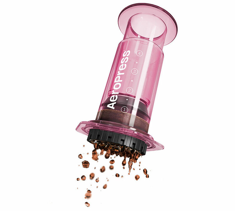AEROPRESS - Caffettiera portatile Clear Rosa image number 0