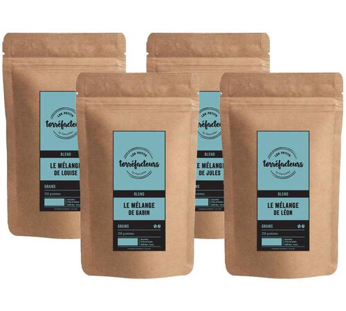 Selection Pack - 4 Exclusive Blends - 4x250g - Les Petits Torr&eacute;facteurs