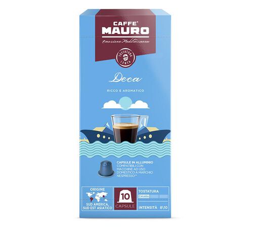 10 Nespresso* Original Compatible Capsules Deca &ndash; CAFFE MAURO