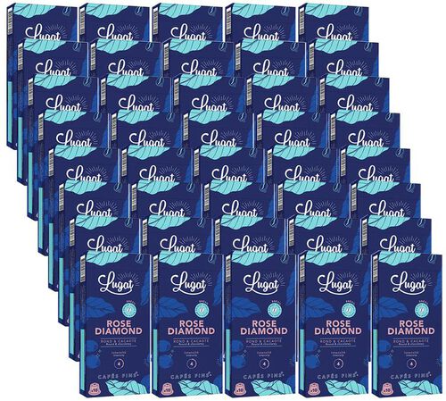 400 capsules compatibles Nespresso* Original Rose Diamond - CAF&Eacute;S LUGAT