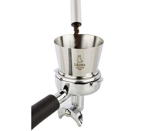 Entonnoir Motta pour mouture caf&eacute; en acier inoxydable 60 mm de haut