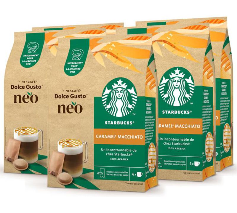 60 Dosettes Dolce Gusto Neo - Caramel Macchiato Starbucks &reg; ( 30 boissons ) image number 0
