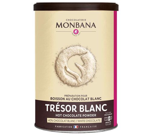 Monbana White Chocolate Powder Tr&eacute;sor Blanc - 200g