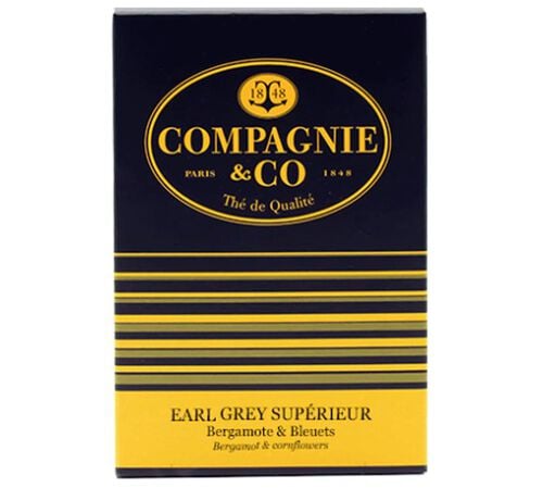 Earl Grey Sup&eacute;rieur black tea by Compagnie Coloniale x 25 pyramid bags