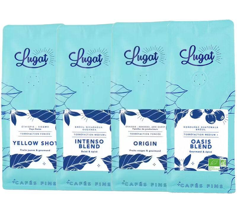 Lugat Espresso Selection Pack Specialty Coffee Beans - 4 x 250g image number 0