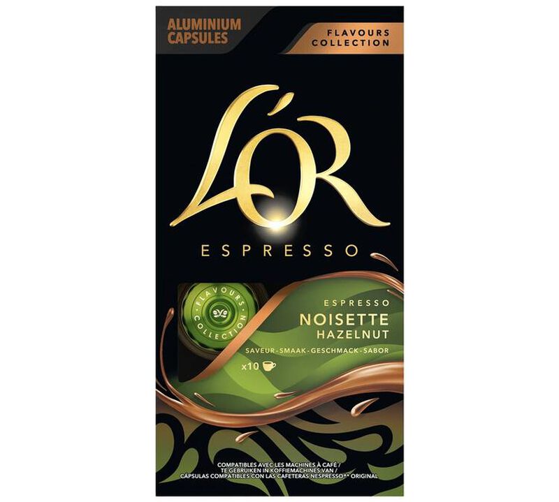100 capsules compatibles Nespresso* Original Noisette - L'OR ESPRESSO image number 1