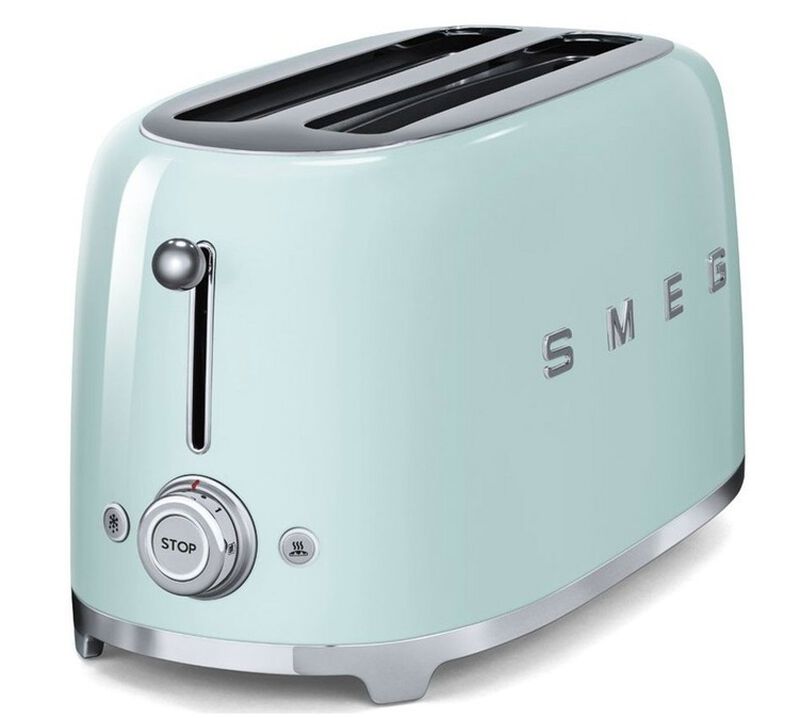 Grille-pain TSF02PGEU 4 tranches Vert d'eau - SMEG image number 1