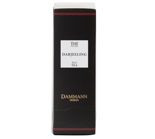 Darjeeling black tea - 24 Cristal&reg; sachets - Dammann Fr&egrave;res