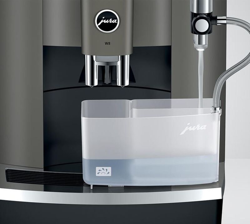 Machine auto - W8 Dark Inox (EA)  - JURA - Parfait &eacute;tat image number 6