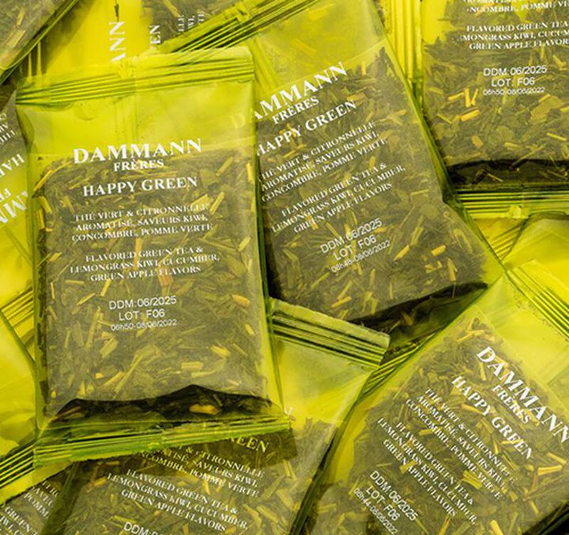 Iced Tea Happy Green by Dammann Fr&egrave;res x 6 Tea Bags image number 2