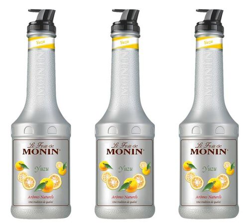 Monin Fruchtp&uuml;ree Yuzu &ndash; 3 x 1 l f&uuml;r Gesch&auml;ftskunden