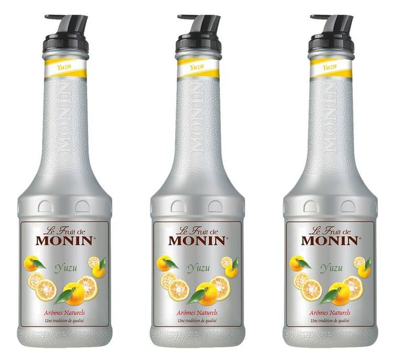 Monin Fruchtp&uuml;ree Yuzu &ndash; 3 x 1 l f&uuml;r Gesch&auml;ftskunden image number 0