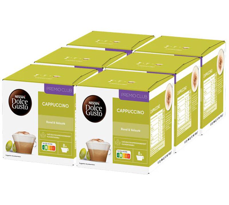 96 Cappuccino Pods - NESCAFE* DOLCE GUSTO* image number 0