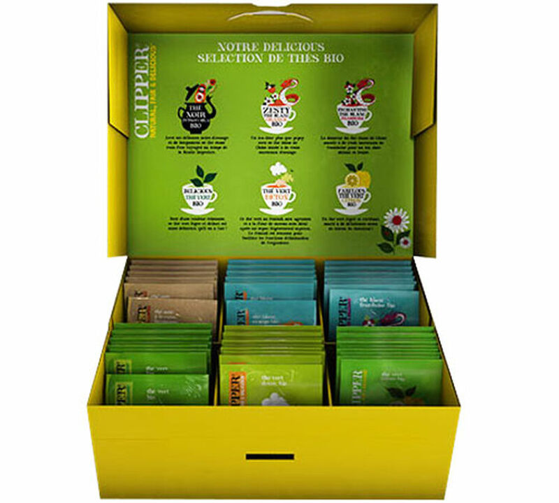 Coffret S&eacute;lection Th&eacute;s Bio - 60 sachets - CLIPPER image number 0