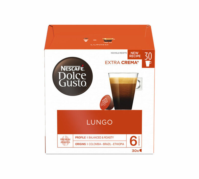 30 Lungo Pods &ndash; NESCAFE* DOLCE GUSTO* image number 1