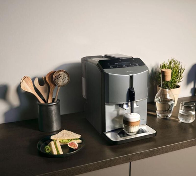 Expresso Broyeur SIEMENS EQ300 - TF305E04 Inox et Titane m&eacute;tallis&eacute; image number 7