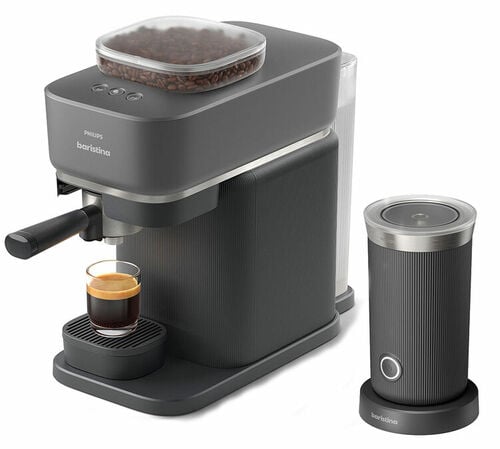 Machine expresso broyeur PHILIPS Baristina BAR303/60 avec mousseur &agrave; lait - Noir