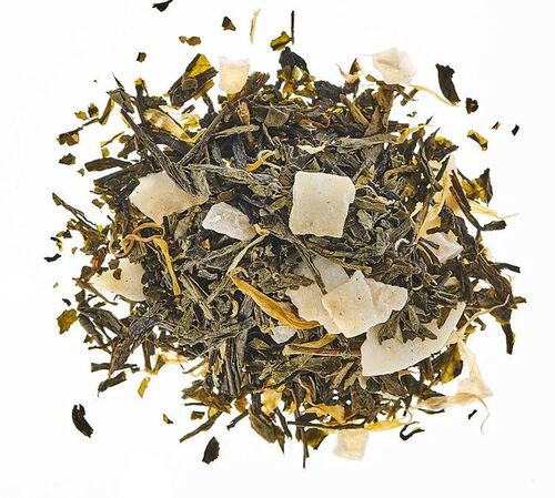 Comptoir Fran&ccedil;ais du Th&eacute; 'Coco Caline' flavoured green tea - 100g loose leaf
