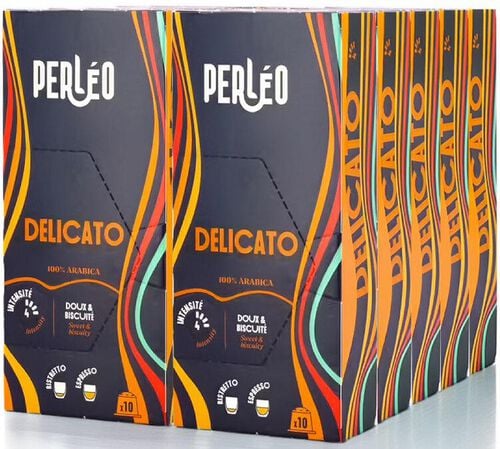 100 capsules compatibles Nespresso* Original Delicato - PERL&Eacute;O