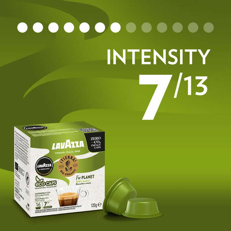 Lavazza Tierra for Planet Organic A Modo Mio x 256 coffee pods image number 3
