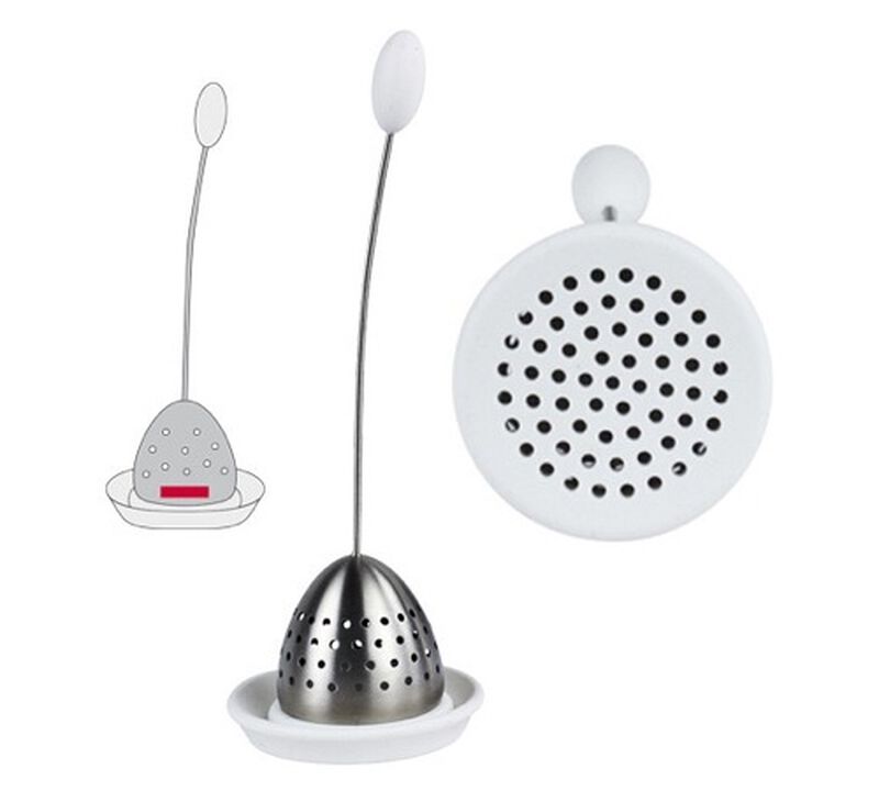 Destination stainless steel Tea infuser with support image number 1