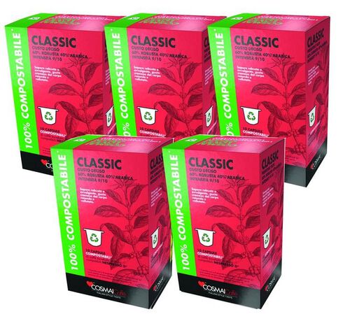 50 Nespresso* Original Compatible Capsules Classic &ndash; COSMAI CAFFE