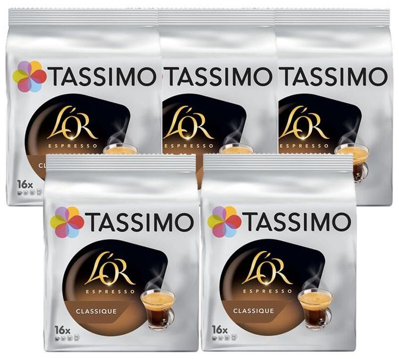 Tassimo pods L'Or Espresso Classique Bundle x 80 T-Discs image number 0