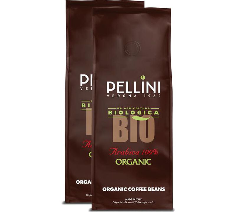 Pellini Organic Coffee Beans Bio 100% Arabica  - 2 x 500g image number 0