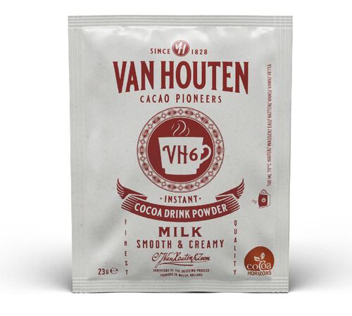 Lot Bo&icirc;tes Chocolat au Lait Poudre VH6 - 10 x 23 g - VAN HOUTTEN image number 0
