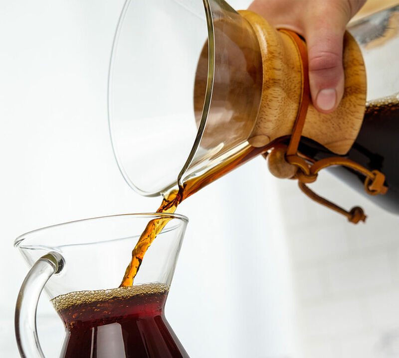 Chemex  - Caffettiera filtro manuale in vetro 6 tazze image number 1