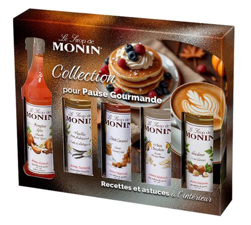 Coffret sirops - Pauses gourmandes 5 x 5 cl - MONIN