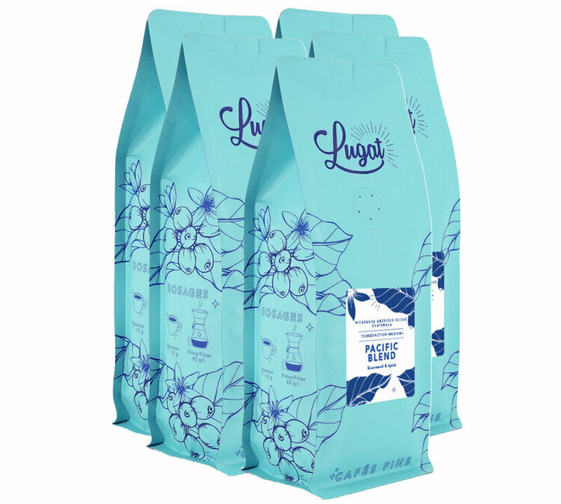 5 Kg Caf&eacute; en grain Pacific Blend anciennement Le Blend du Pacifique - Lugat image number 0