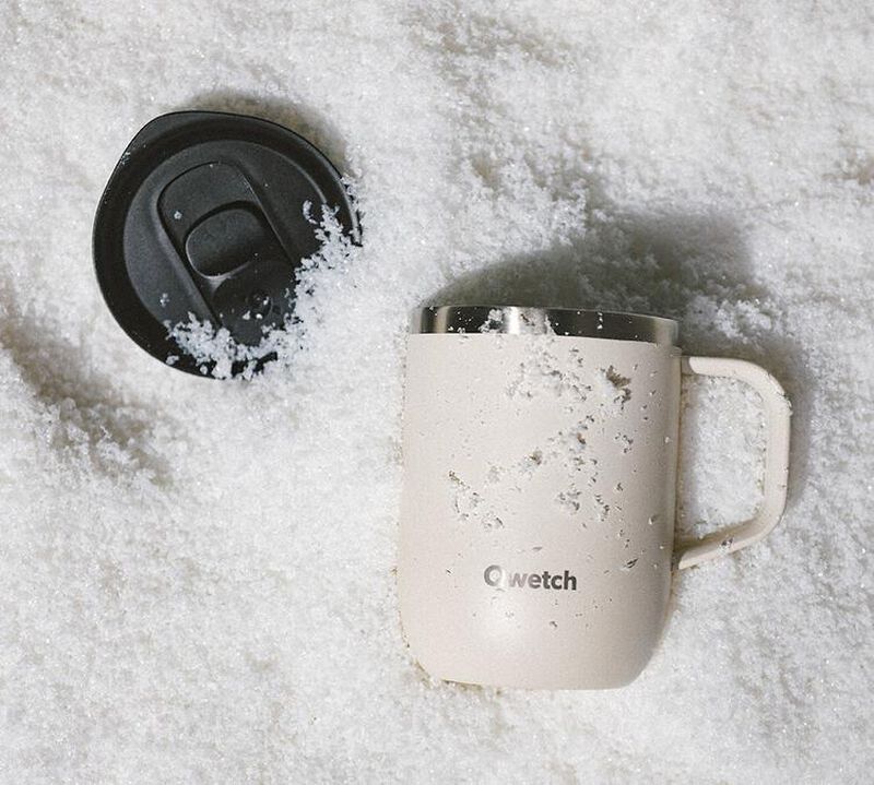 Mug isotherme inox matt Sable - 35 cl - QWETCH image number 2