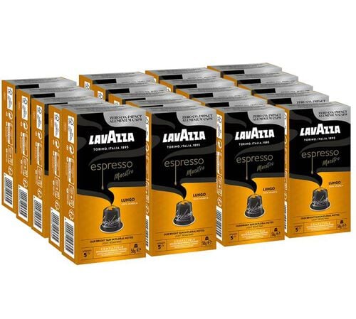 200 capsules compatibles Nespresso* Original Maestro Lungo - LAVAZZA