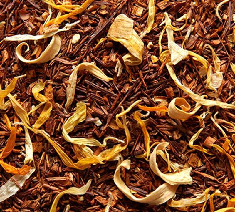Rooibos Orange - Fruity rooibos - 90g loose leaf in tin - Compagnie Coloniale image number 1