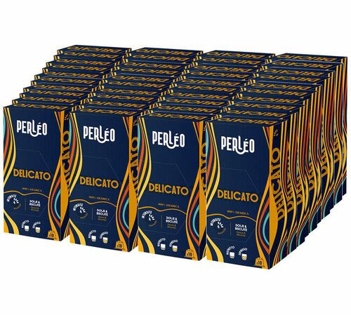 400 capsules compatibles Nespresso* Original Delicato - PERL&Eacute;O