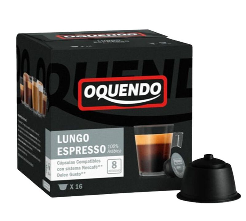 48 capsules compatibles Nescaf&eacute;* Dolce Gusto* Lungo &ndash; OQUENDO image number 1